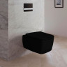 Подвесной безободковый унитаз VITRA METROPOL RIM-EX, цвет Матовый Черный 7672B083-0101